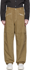 ISABEL MARANT TAUPE FARKER TROUSERS