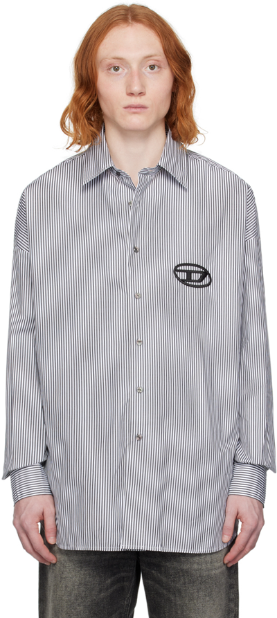 Diesel S-douber Shirt In Grey