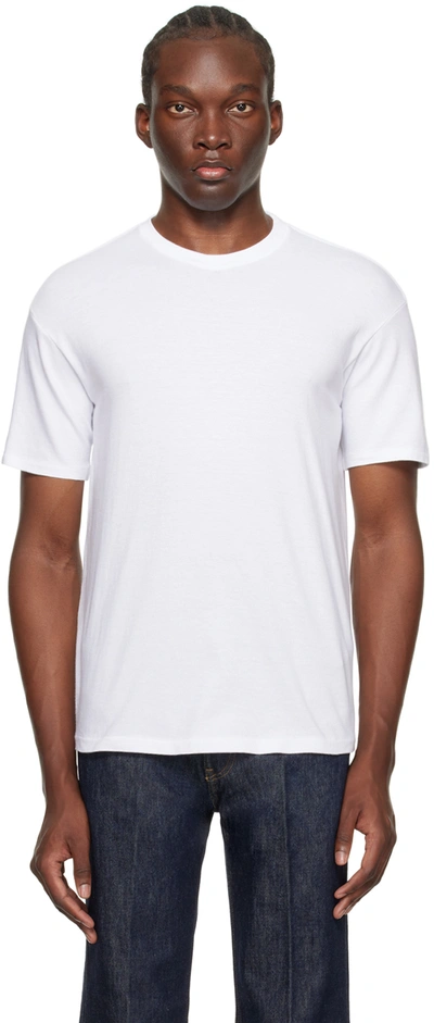 Auralee White Seamless T-shirt