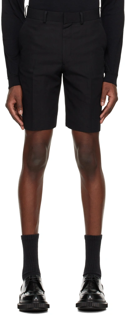 Auralee Black Hard Twist Finx Shorts