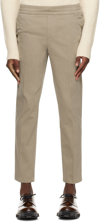Samsoe & Samsoe Khaki Smithy Trousers In Fallen Rock