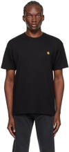 Carhartt Short Sleeve Chase T-shirt In 00fxx Black / Gold