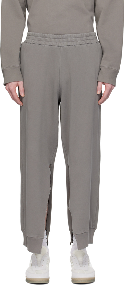 Mm6 Maison Margiela Taupe Elasticized Sweatpants In 803 Taupe