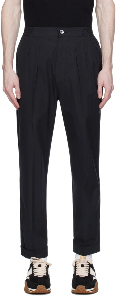 Tom Ford Black Pleat Pants