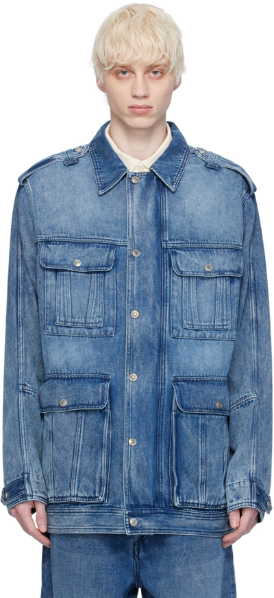 ISABEL MARANT BLUE TAHO DENIM JACKET