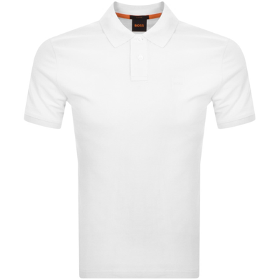 Boss Casual Boss Passenger Polo T Shirt White