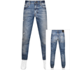 BOSS CASUAL BOSS RE MAINE REGULAR FIT MID WASH JEANS BLUE