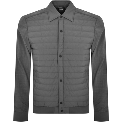 Hugo Boss Boss P Olson Padd Jacket Grey
