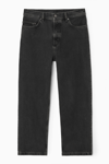 Cos Dome Straight-leg Jeans In Black