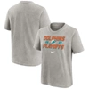 NIKE YOUTH NIKE GRAY MIAMI DOLPHINS 2023 NFL PLAYOFFS ICONIC T-SHIRT