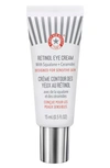 FIRST AID BEAUTY RETINOL EYE CREAM WITH SQUALANE + CERAMIDES, 0.5 OZ