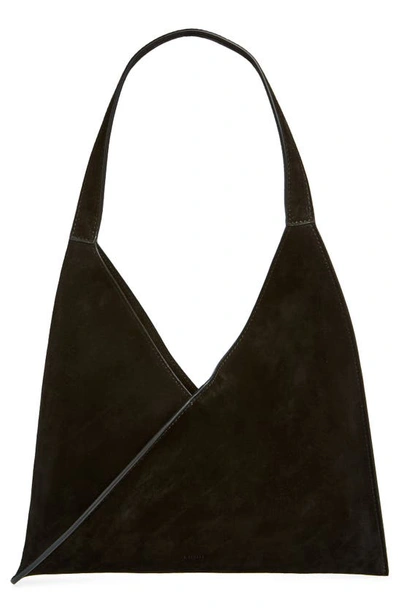 Khaite Small Sara Leather Tote Bag In Black