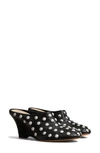 Khaite The Apollo Stud-embellished Mules In Black