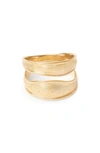 Marco Bicego 18k Lunaria Yellow Gold Split Ring Size 7 In Yellow Gold