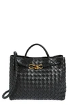 Bottega Veneta Women Medium Andiamo Handbag In Black