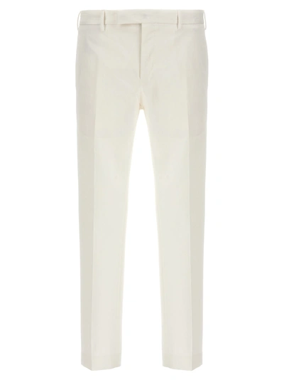 Pt Torino Dieci Trousers In White
