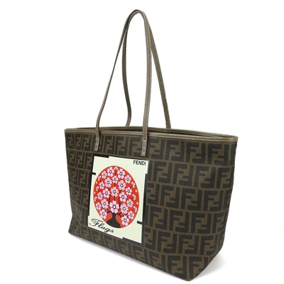 Fendi Zucca Brown Canvas Tote Bag ()