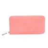 HERMES HERMÈS SILK'IN PINK LEATHER WALLET  (PRE-OWNED)