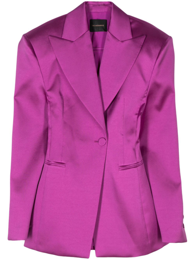 The Andamane Ottavia Single-breasted Blazer In Purple