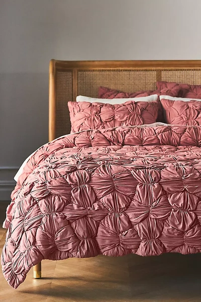Anthropologie Constance Cloud Jersey Quilt In Pink