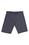 Burnside Hybrid Shorts In Heather Black