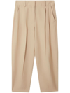Stella Mccartney Tapered Leg Tailored Trousers In Brown