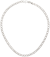 TOM WOOD SILVER FRANKIE CHAIN NECKLACE