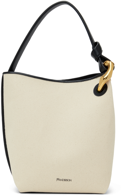 Jw Anderson Beige Jwa Corner Bucket Tote In 106 Natural