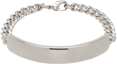 Apc Silver Darwin Curb Chain Bracelet In Rab Silver