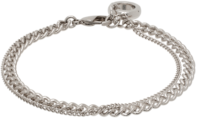 Apc Silver Minimalist Bracelet In Rab Silver