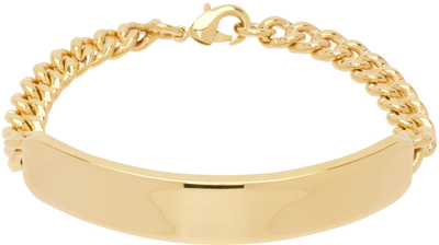 Apc Gold Darwin Curb Chain Bracelet In Raa Gold