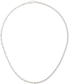TOM WOOD SILVER RUE CHAIN NECKLACE