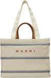 MARNI OFF-WHITE MEDIUM TOTE