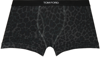 TOM FORD GRAY REFLECTIVE LEOPARD BOXER BRIEFS