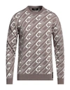 Fendi Man Sweater Lead Size 42 Virgin Wool In Grey