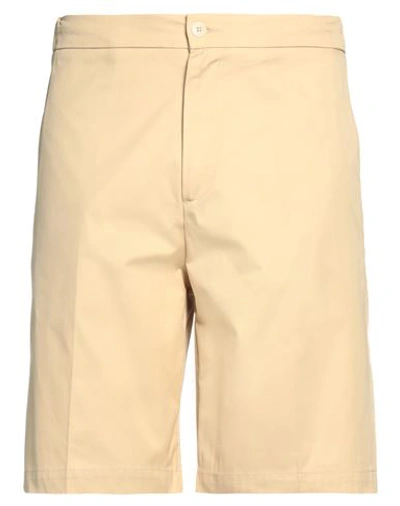 Costumein Man Shorts & Bermuda Shorts Beige Size 34 Cotton