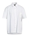 Costume National Man Shirt Off White Size 42 Cotton In Off White