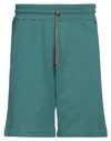 Vivienne Westwood Man Shorts & Bermuda Shorts Deep Teal Size Xl Cotton In Green
