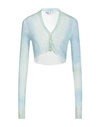 Off-white Woman Cardigan Sky Blue Size 4 Polyamide, Polyester
