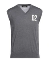 Dsquared2 Man Sweater Grey Size M Wool