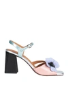 Chie Mihara Woman Sandals White Size 11 Leather In White