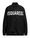 Dsquared2 Man Jacket Black Size 40 Polyester