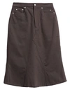 Rick Owens Man Midi Skirt Khaki Size 32 Cotton In Beige