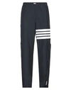 THOM BROWNE THOM BROWNE MAN PANTS MIDNIGHT BLUE SIZE 2 POLYESTER