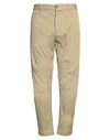 Dsquared2 Man Pants Sage Green Size 30 Cotton, Elastane In Sage Green