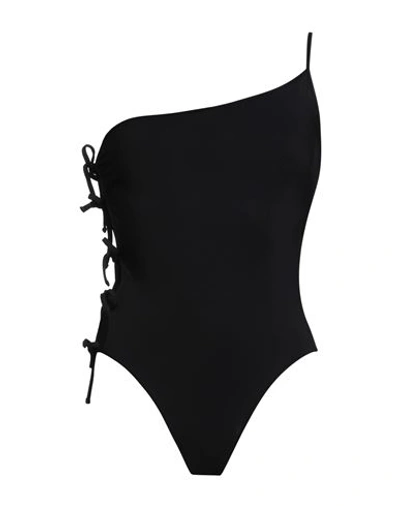 Rick Owens Woman One-piece Swimsuit Black Size 8 Polyamide, Nylon