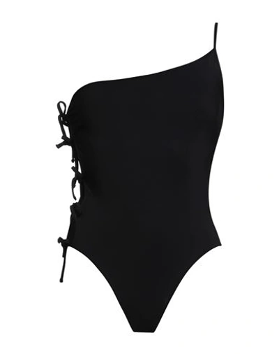 Rick Owens Woman One-piece Swimsuit Black Size 4 Polyamide, Nylon In Black