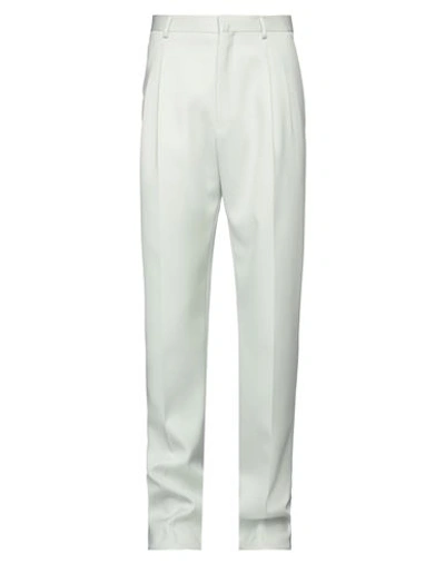 Lanvin Man Pants Light Green Size 32 Virgin Wool
