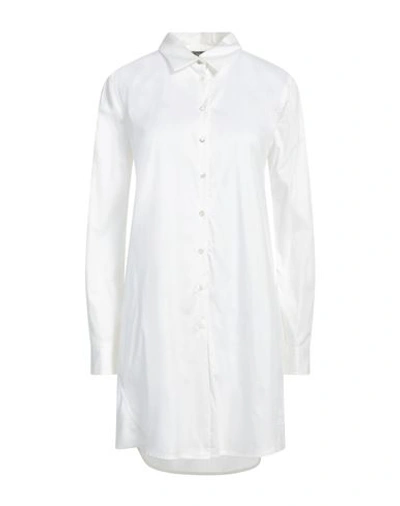 Twinset Woman Shirt Off White Size S Cotton, Elastane