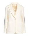 Palm Angels Knitted Tape-detail Blazer In White